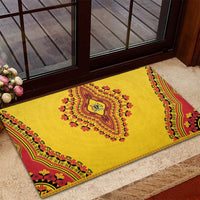 Uganda African Dashiki Rubber Doormat - Wonder Print Shop