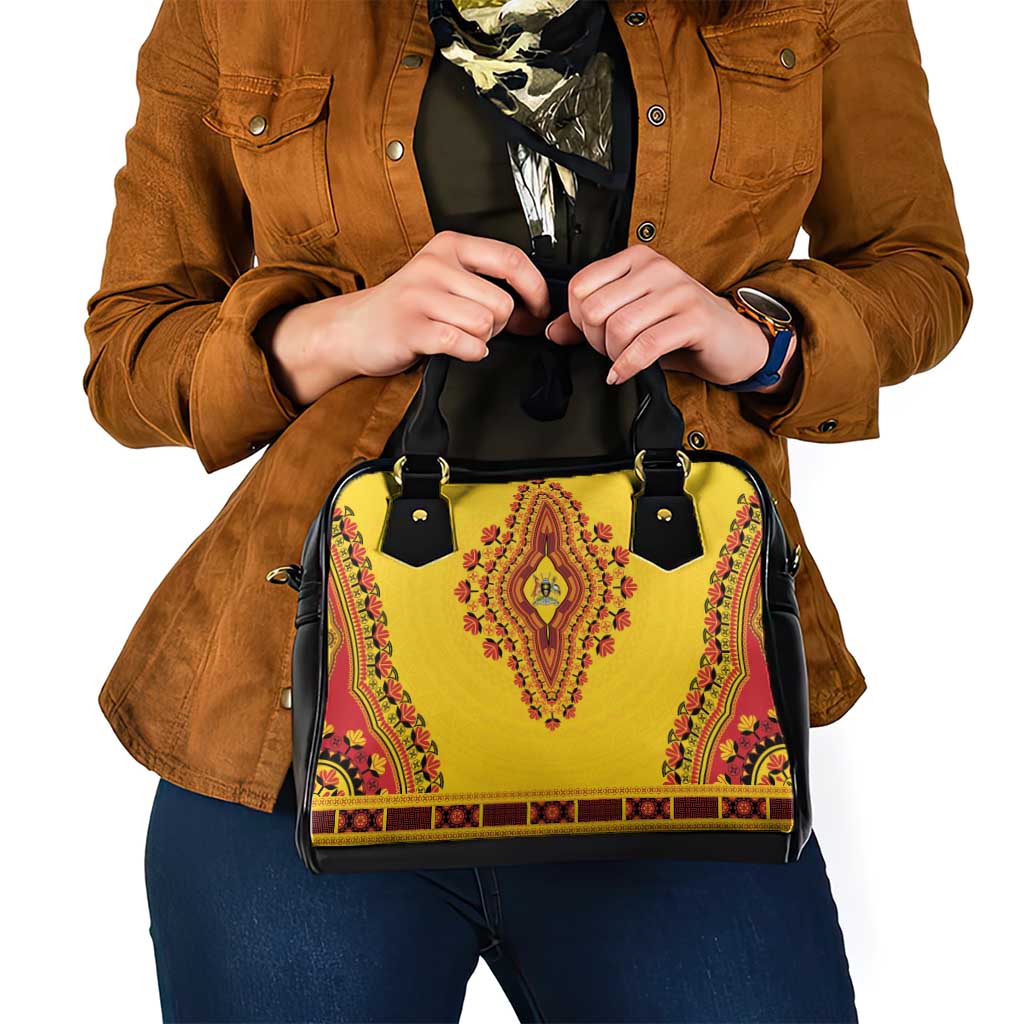 Uganda African Dashiki Shoulder Handbag - Wonder Print Shop