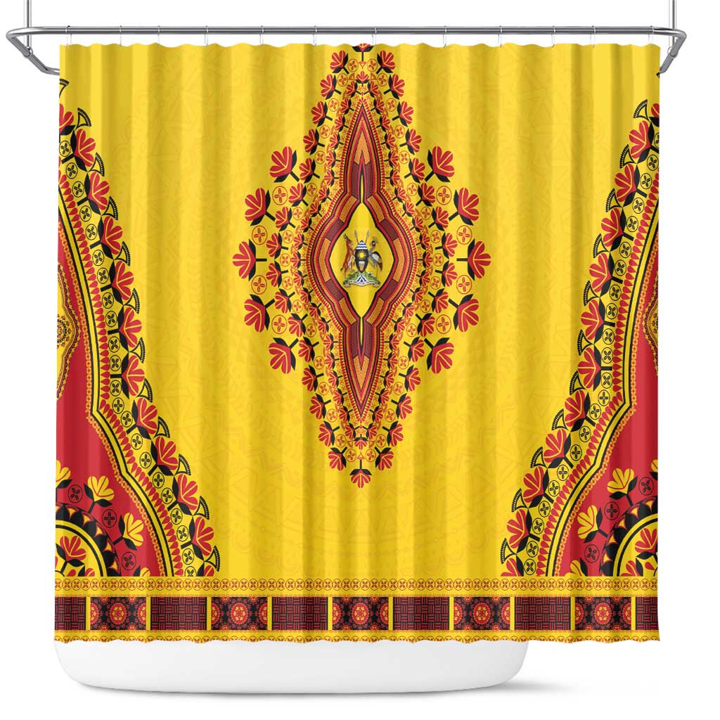 Uganda African Dashiki Shower Curtain - Wonder Print Shop