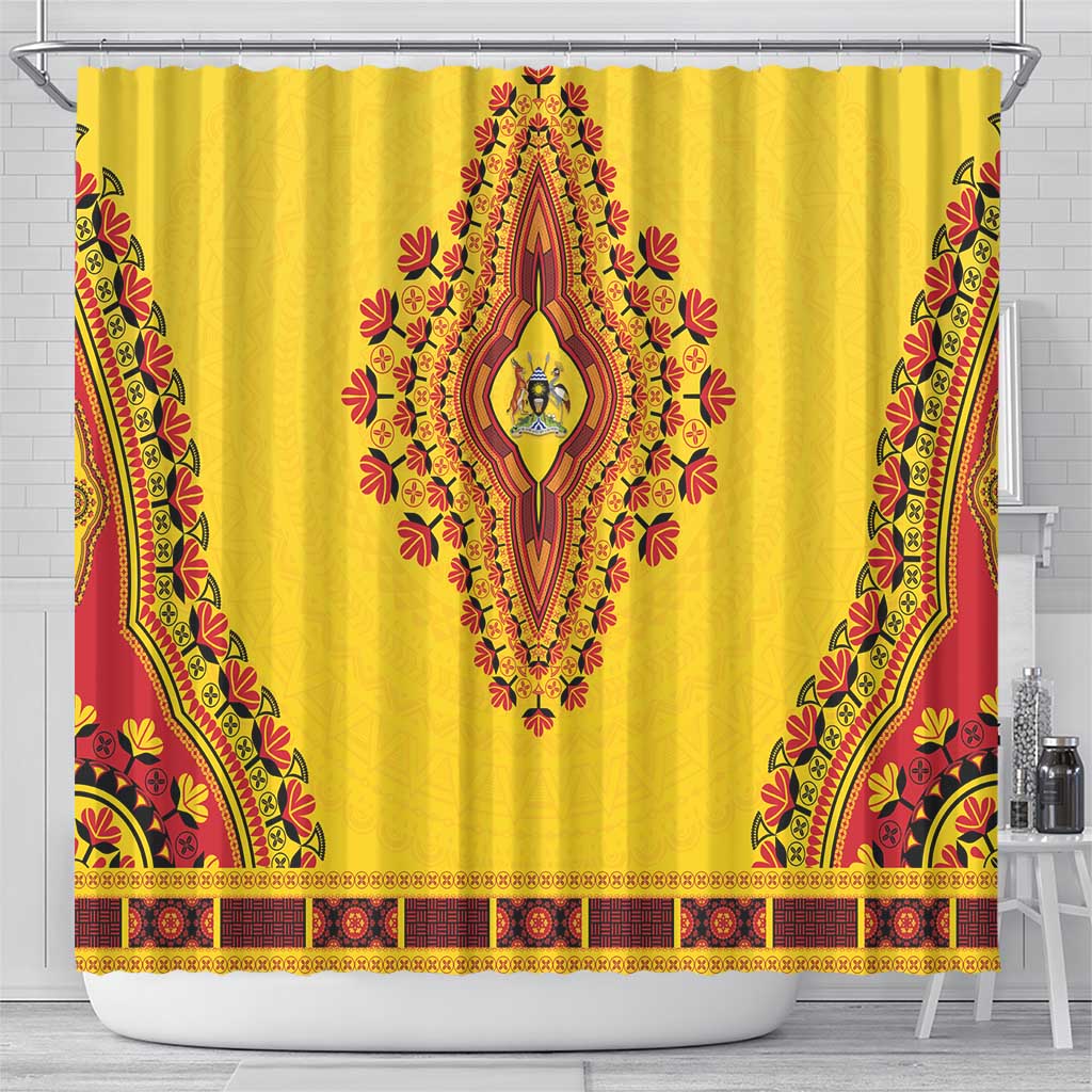Uganda African Dashiki Shower Curtain - Wonder Print Shop
