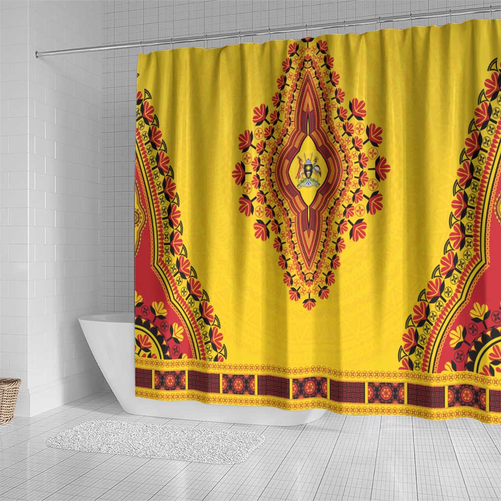 Uganda African Dashiki Shower Curtain - Wonder Print Shop
