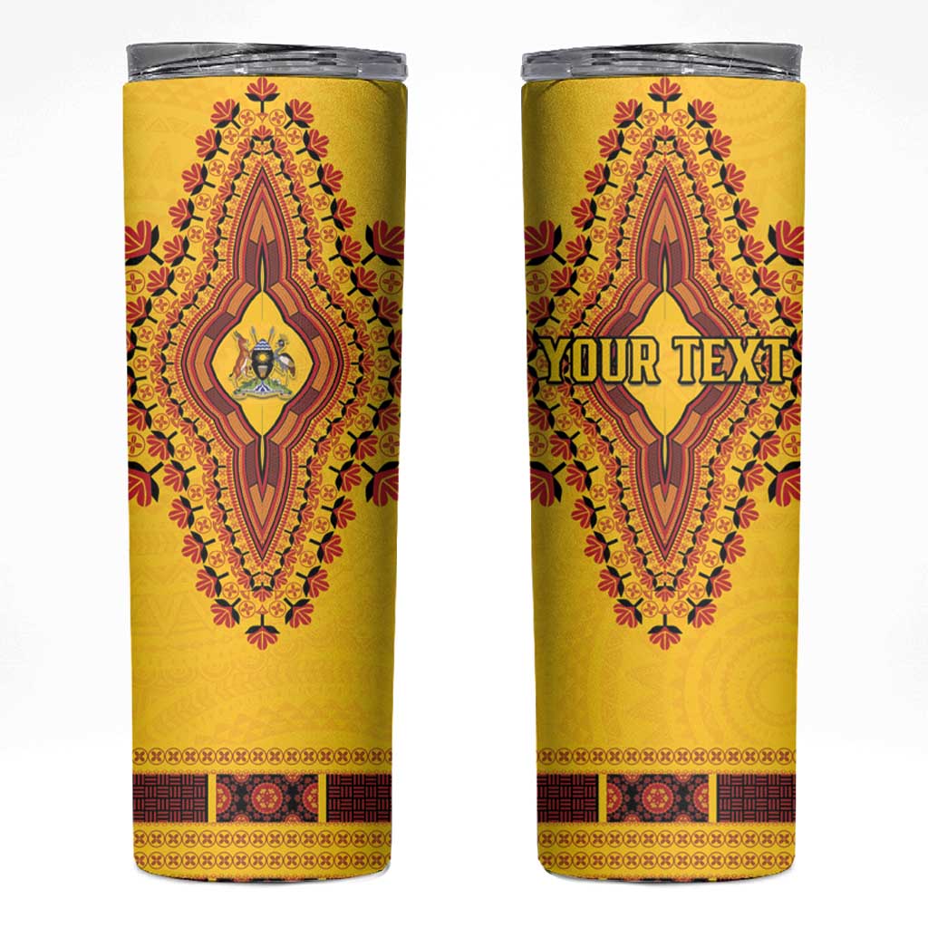 Personalized Uganda African Dashiki Skinny Tumbler - Wonder Print Shop
