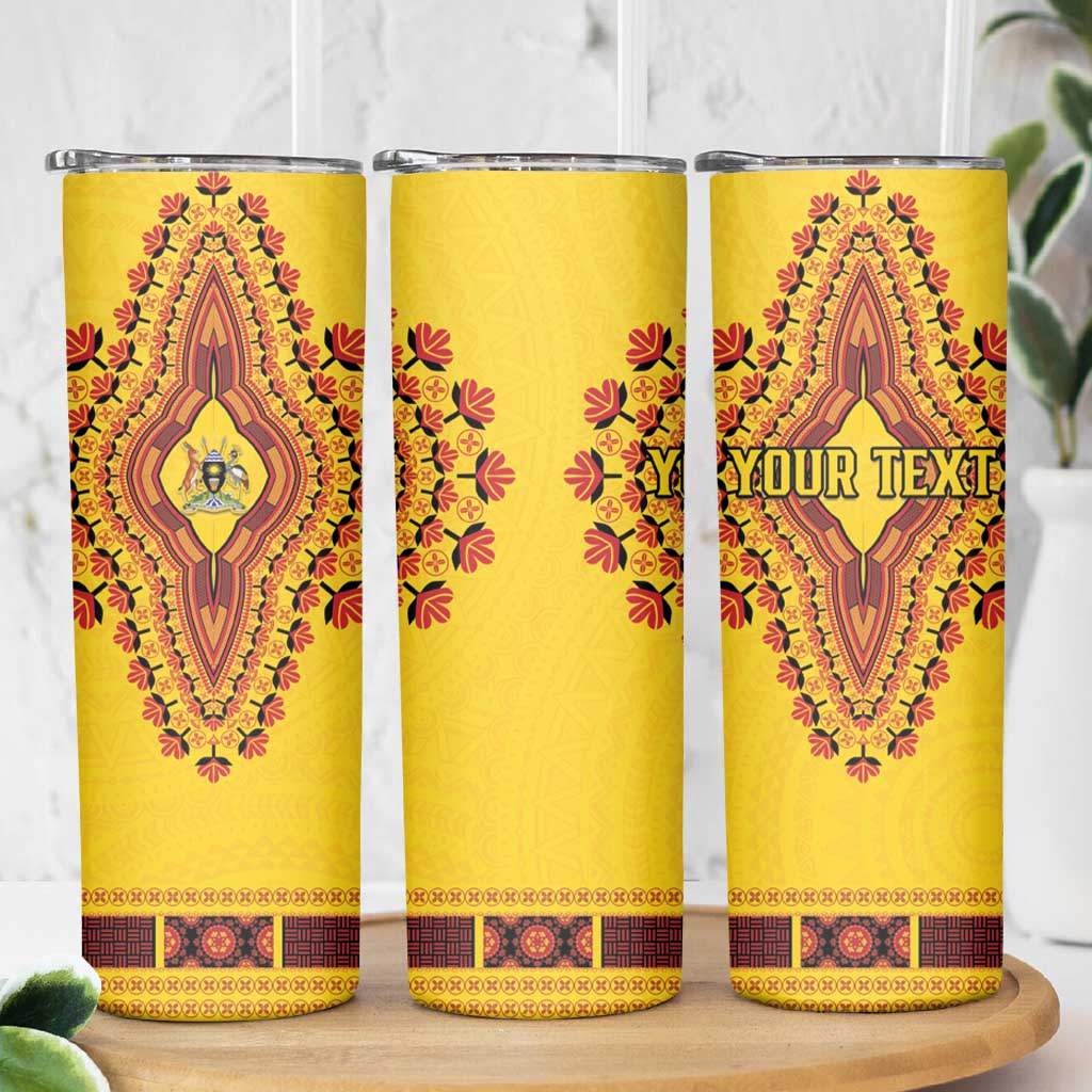 Personalized Uganda African Dashiki Skinny Tumbler - Wonder Print Shop