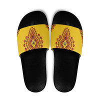 Uganda African Dashiki Slide Sandals - Wonder Print Shop