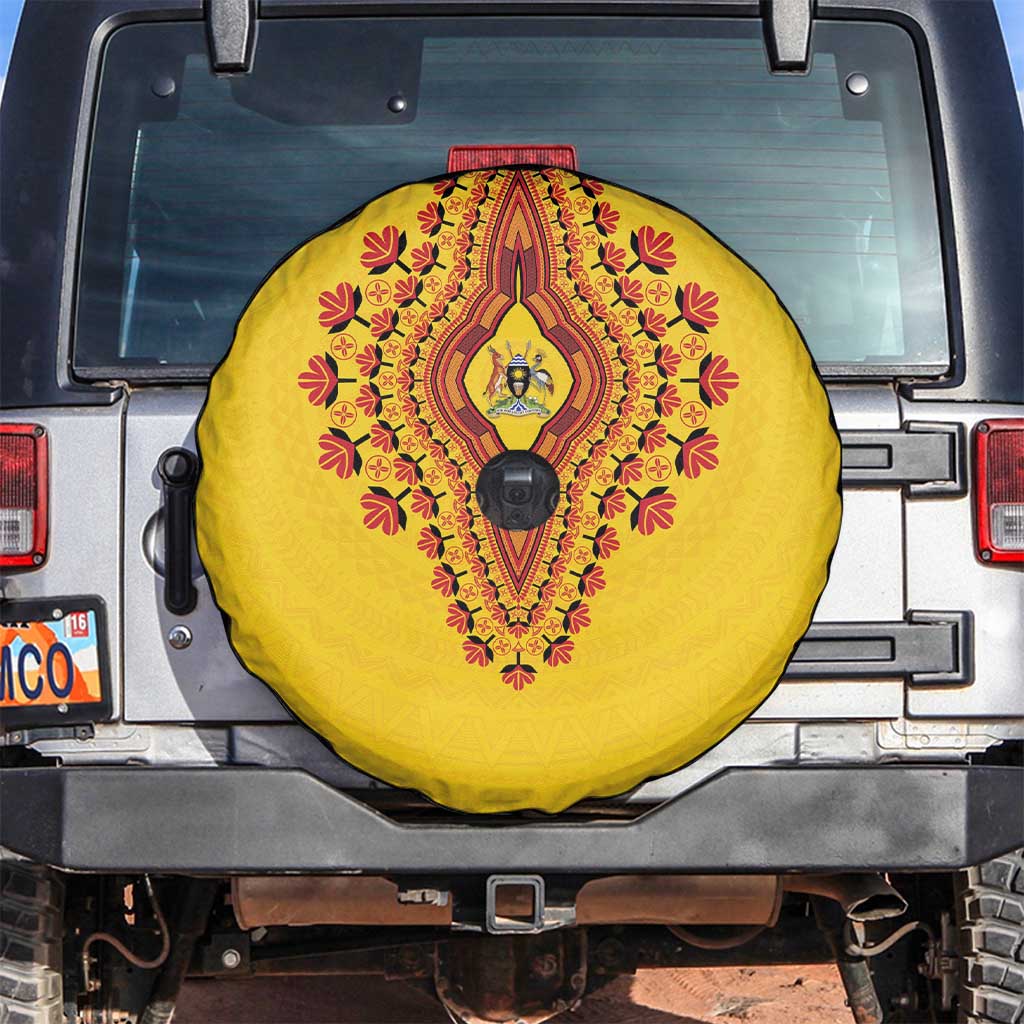 Uganda African Dashiki Spare Tire Cover - Wonder Print Shop