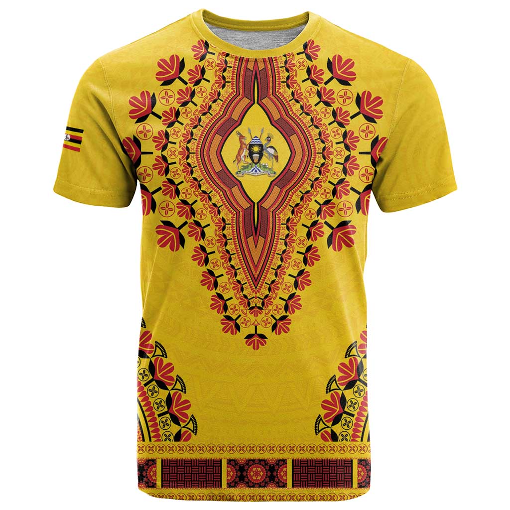 Personalized Uganda African Dashiki T Shirt - Wonder Print Shop
