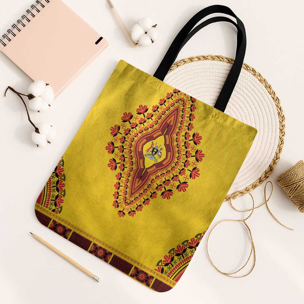 Uganda African Dashiki Tote Bag - Wonder Print Shop