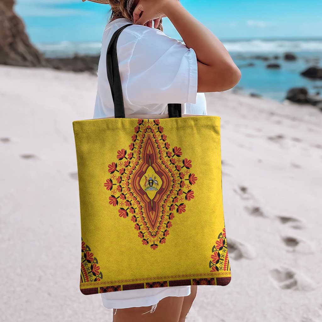 Uganda African Dashiki Tote Bag - Wonder Print Shop