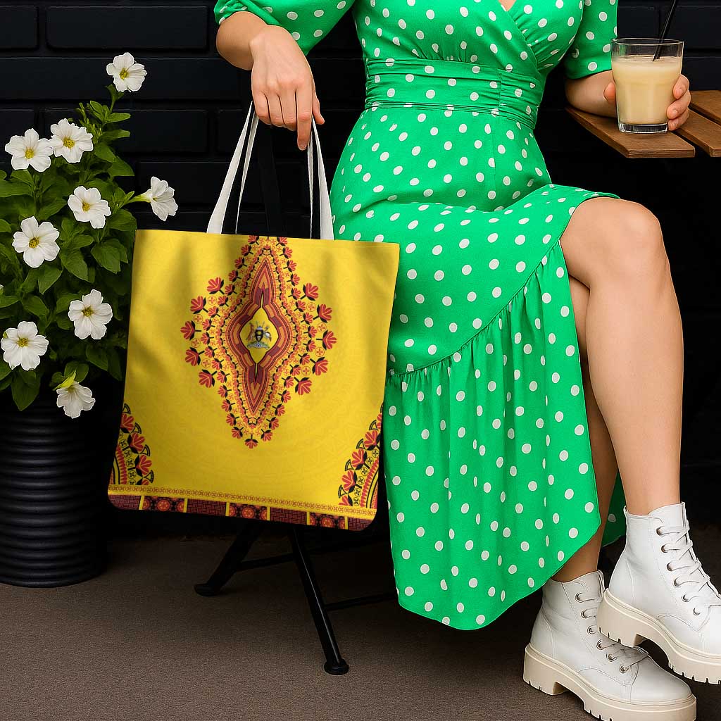 Uganda African Dashiki Tote Bag - Wonder Print Shop