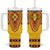 Personalized Uganda African Dashiki Tumbler With Handle - Wonder Print Shop