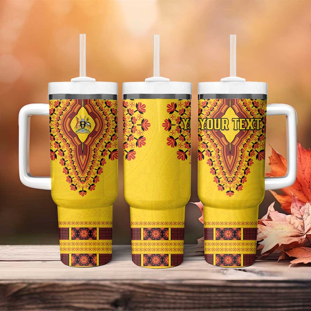 Personalized Uganda African Dashiki Tumbler With Handle - Wonder Print Shop