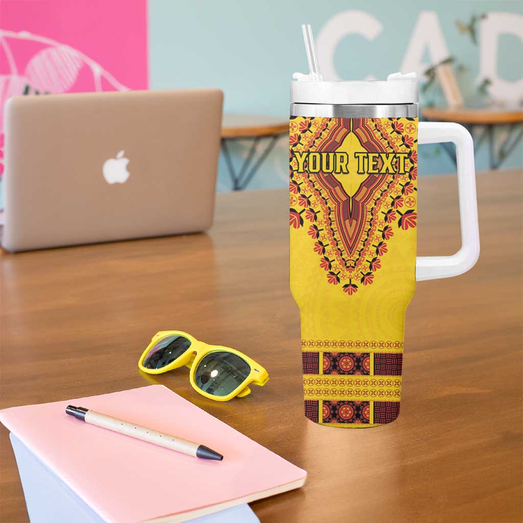 Personalized Uganda African Dashiki Tumbler With Handle - Wonder Print Shop