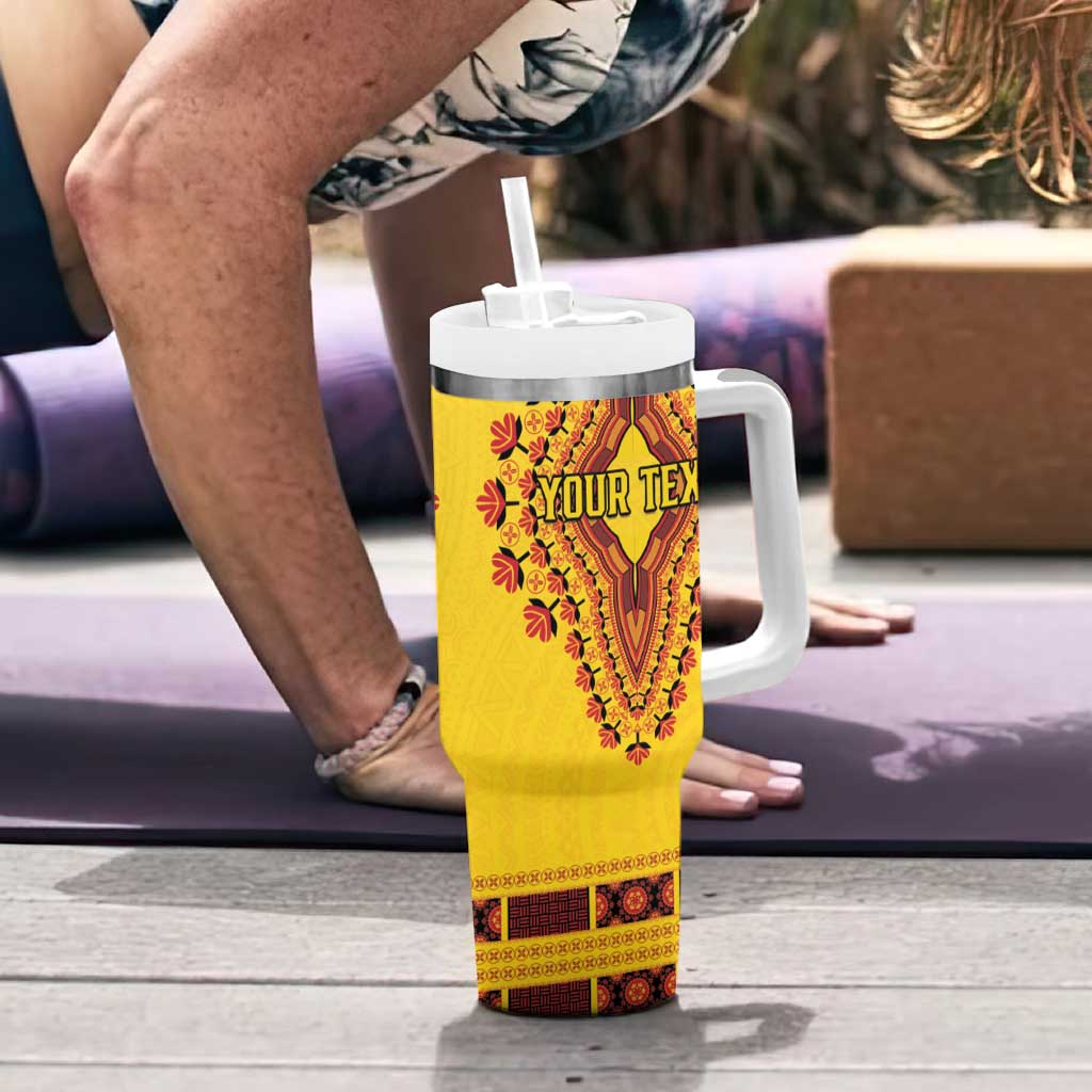 Personalized Uganda African Dashiki Tumbler With Handle - Wonder Print Shop