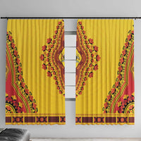 Uganda African Dashiki Window Curtain - Wonder Print Shop