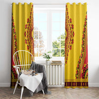 Uganda African Dashiki Window Curtain - Wonder Print Shop