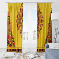 Uganda African Dashiki Window Curtain - Wonder Print Shop