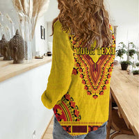 Personalized Uganda African Dashiki Women Casual Shirt - Wonder Print Shop