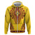 Personalized Uganda African Dashiki Zip Hoodie - Wonder Print Shop