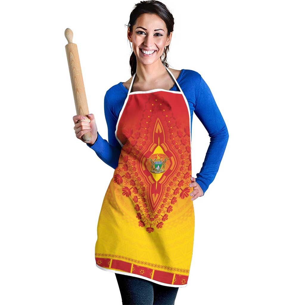 Zimbabwe African Dashiki Apron - Wonder Print Shop