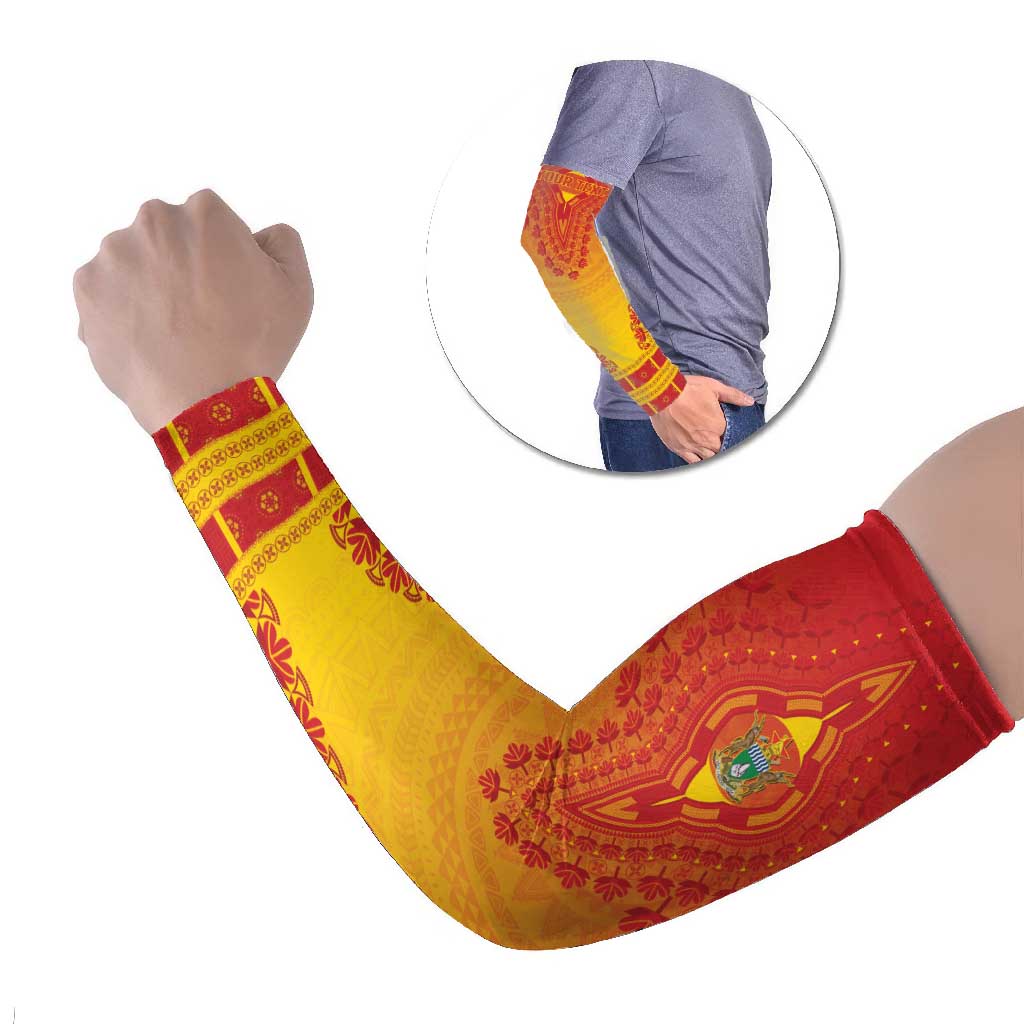 Personalized Zimbabwe African Dashiki Arm Sleeves - Wonder Print Shop