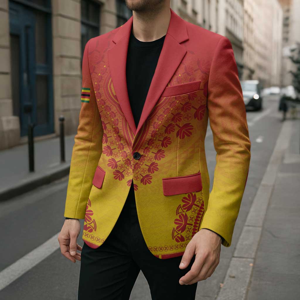 Personalized Zimbabwe African Dashiki Blazer - Wonder Print Shop