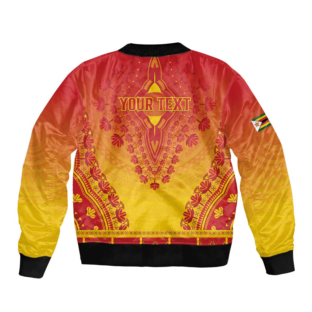 Personalized Zimbabwe African Dashiki Bomber Jacket - Wonder Print Shop