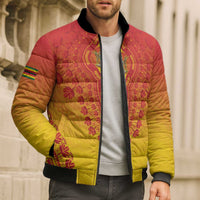 Personalized Zimbabwe African Dashiki Bomber Puffer Jacket - Wonder Print Shop