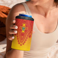 Personalized Zimbabwe African Dashiki 4 in 1 Can Cooler Tumbler - Wonder Print Shop