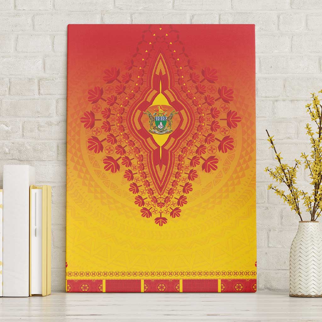 Zimbabwe African Dashiki Canvas Wall Art - Wonder Print Shop