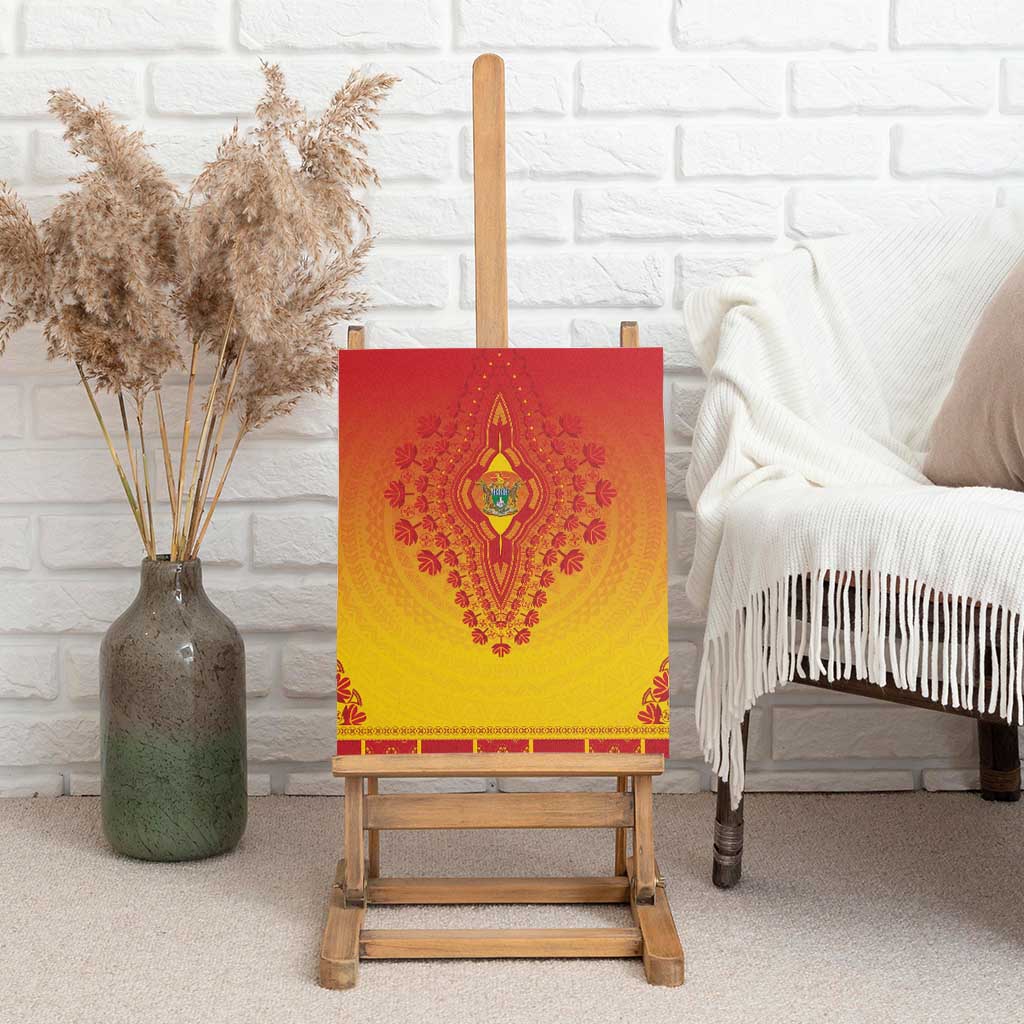 Zimbabwe African Dashiki Canvas Wall Art - Wonder Print Shop