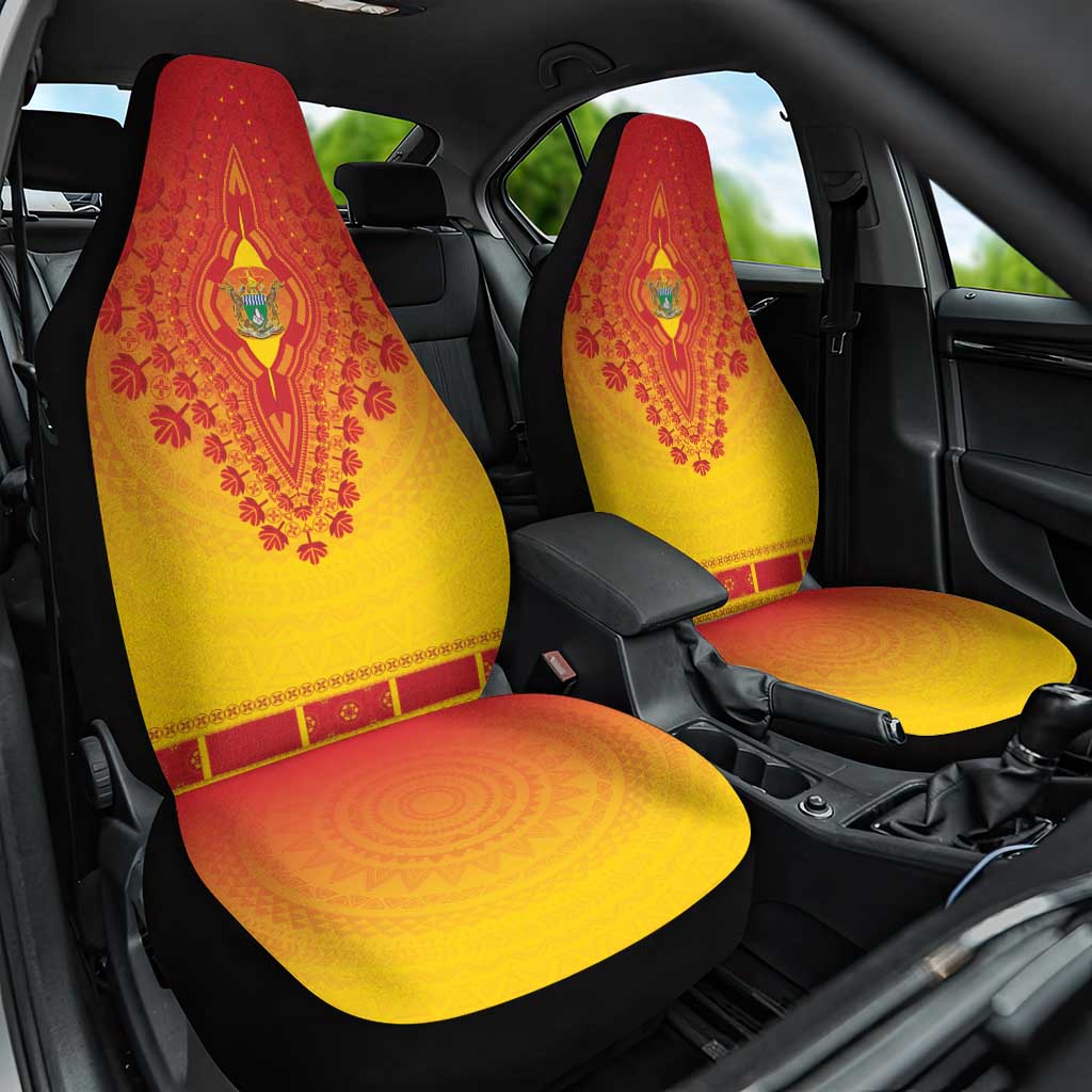 Zimbabwe African Dashiki Car Seat Cover - Wonder Print Shop