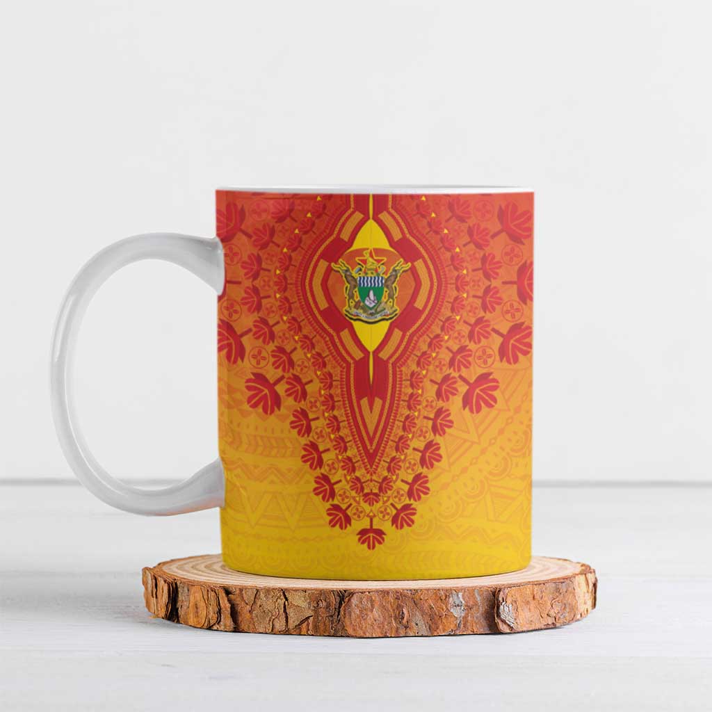 Personalized Zimbabwe African Dashiki Ceramic Mug - Wonder Print Shop