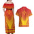 Personalized Zimbabwe African Dashiki Couples Matching Off Shoulder Maxi Dress and Hawaiian Shirt - Wonder Print Shop