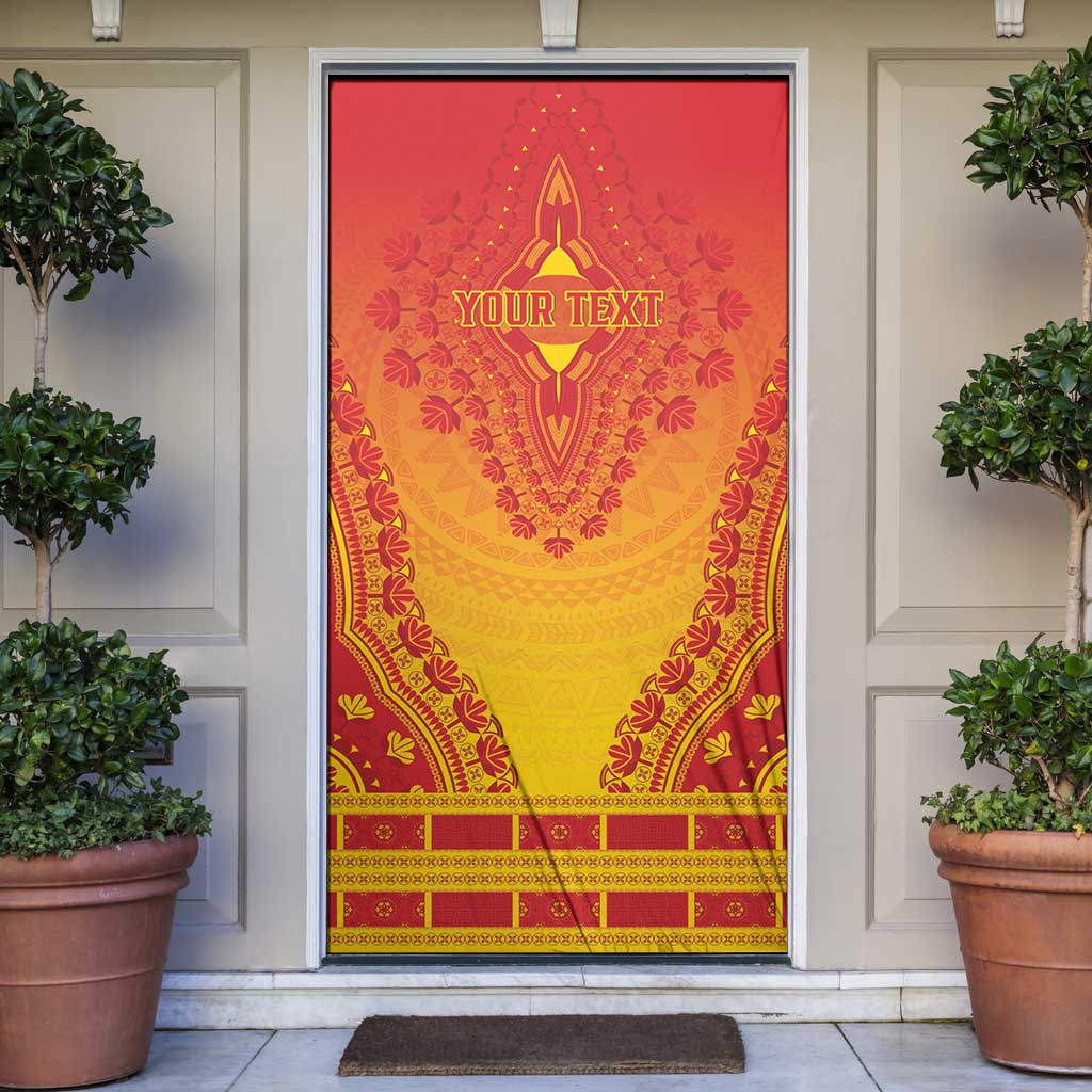 Personalized Zimbabwe African Dashiki Door Cover - Wonder Print Shop