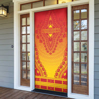 Personalized Zimbabwe African Dashiki Door Cover - Wonder Print Shop