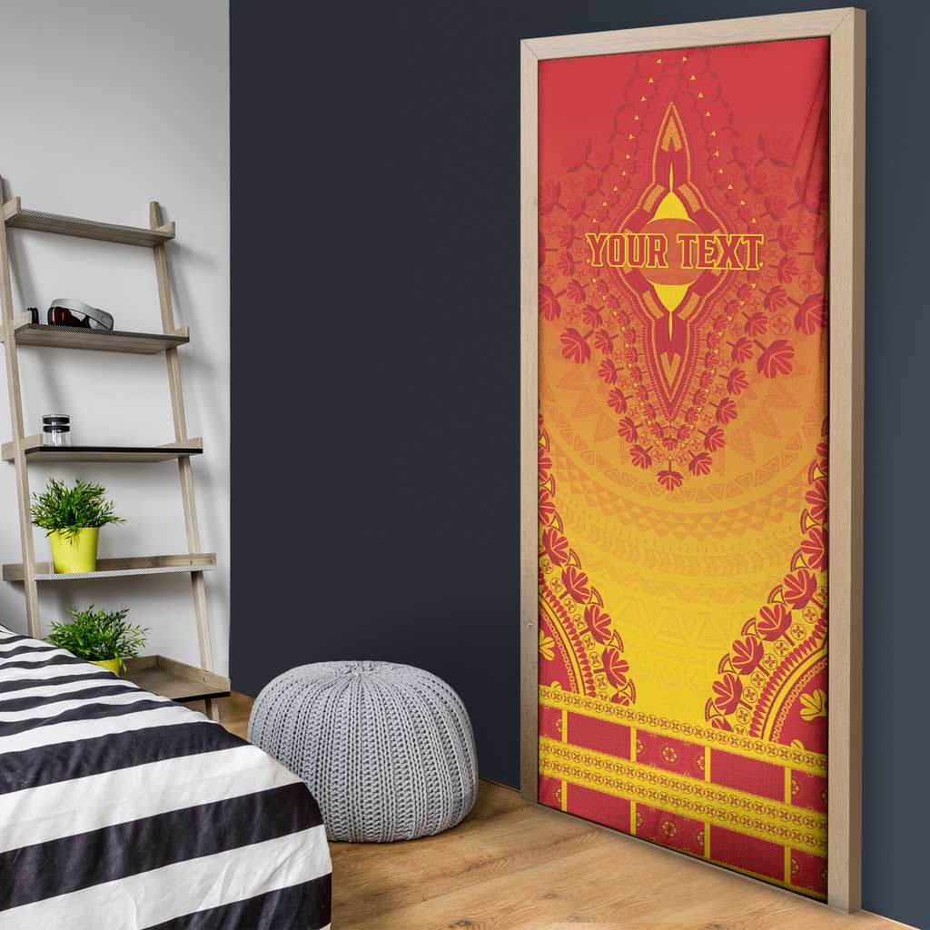 Personalized Zimbabwe African Dashiki Door Cover - Wonder Print Shop