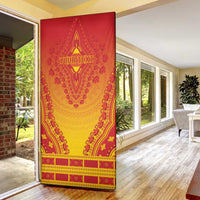 Personalized Zimbabwe African Dashiki Door Cover - Wonder Print Shop