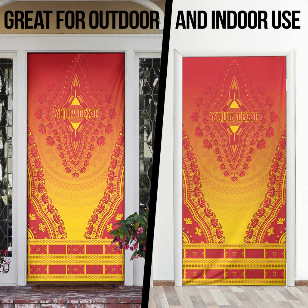 Personalized Zimbabwe African Dashiki Door Cover - Wonder Print Shop