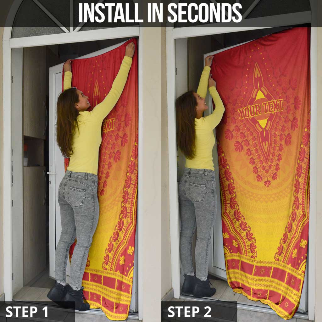 Personalized Zimbabwe African Dashiki Door Cover - Wonder Print Shop