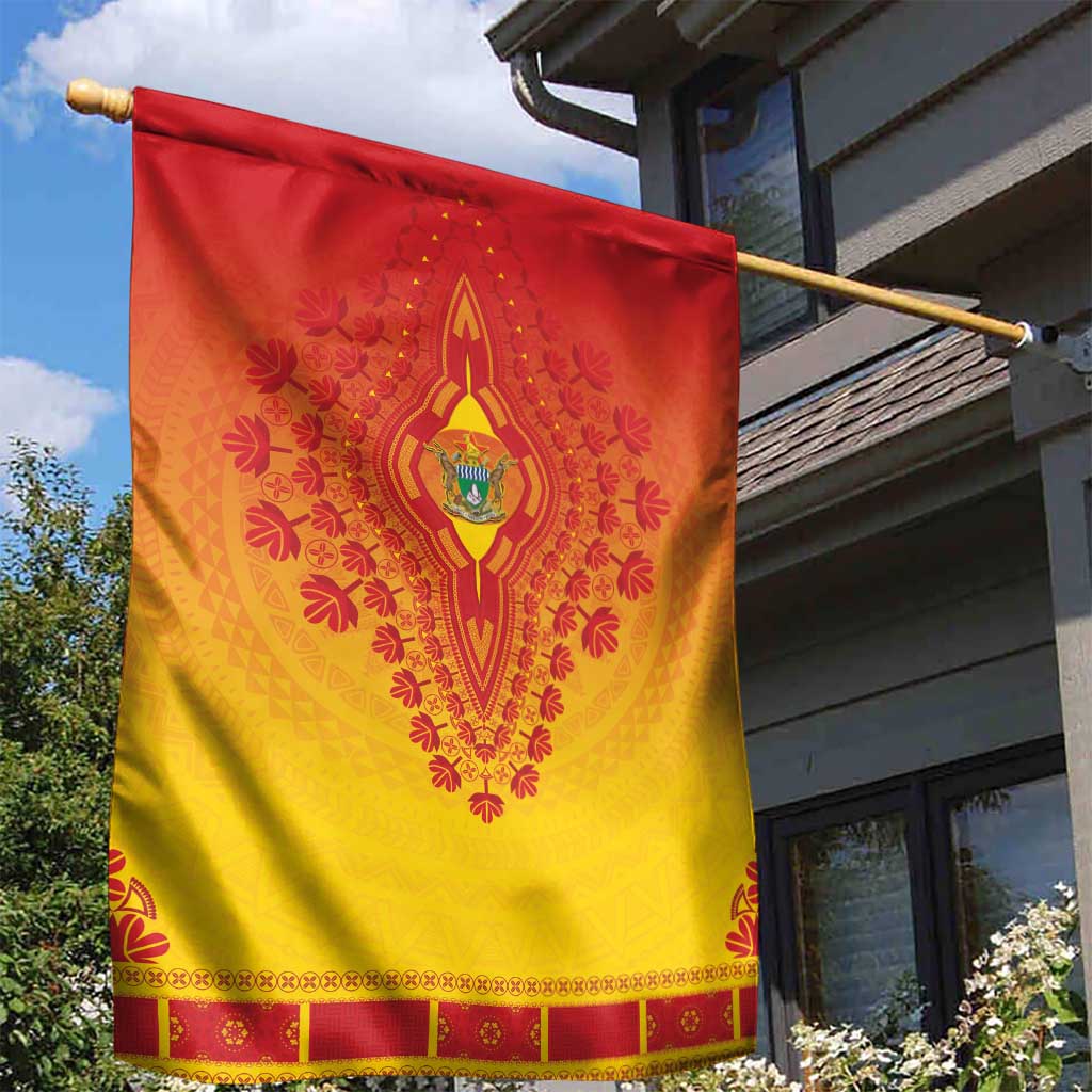 Zimbabwe African Dashiki Garden Flag - Wonder Print Shop