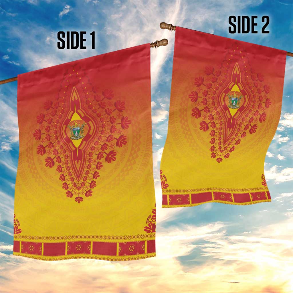 Zimbabwe African Dashiki Garden Flag - Wonder Print Shop