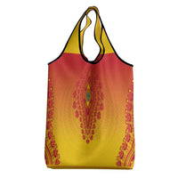 Zimbabwe African Dashiki Grocery Bag - Wonder Print Shop