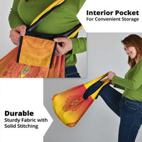 Zimbabwe African Dashiki Grocery Bag - Wonder Print Shop