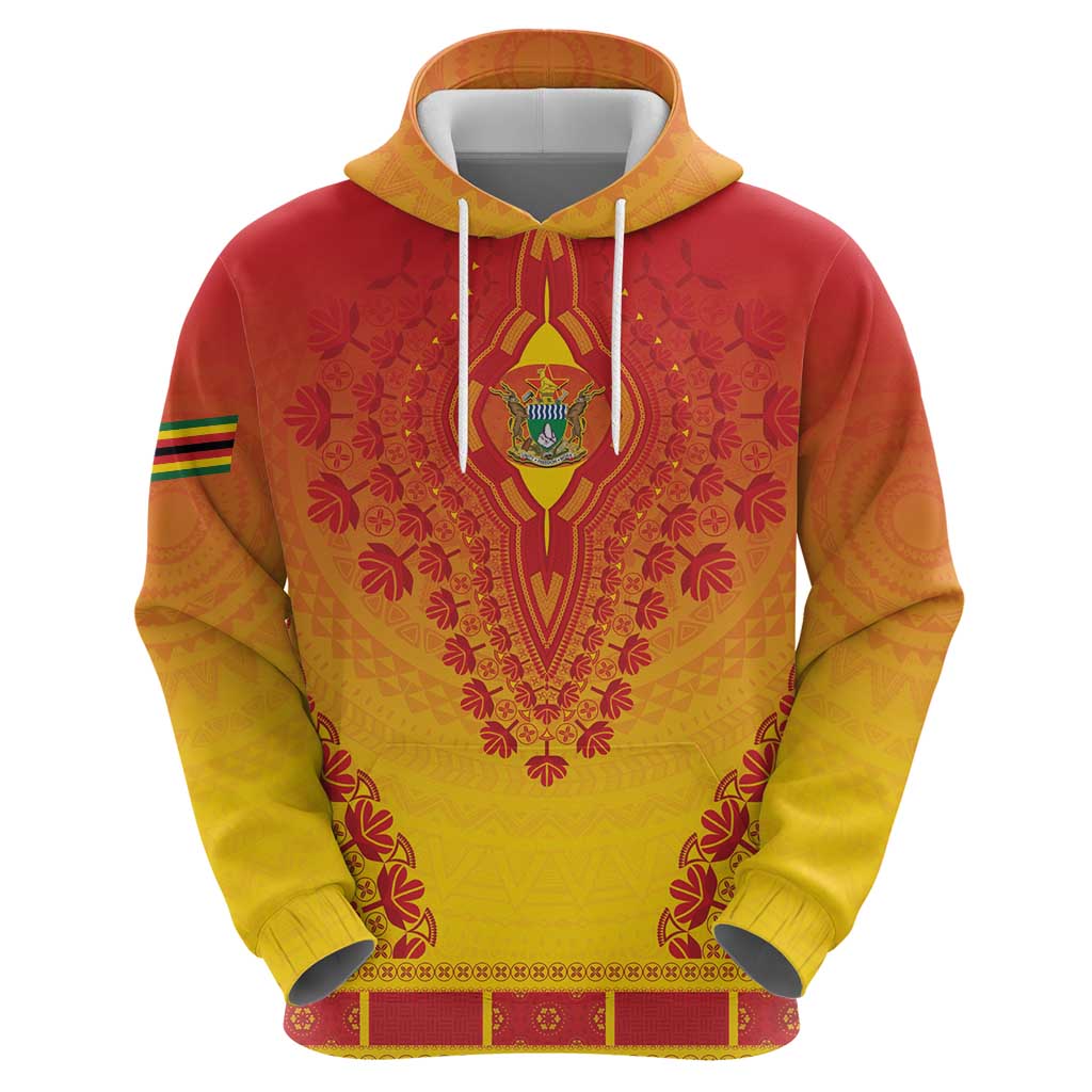 Personalized Zimbabwe African Dashiki Hoodie - Wonder Print Shop