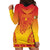 Personalized Zimbabwe African Dashiki Hoodie Dress - Wonder Print Shop
