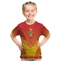 Personalized Zimbabwe African Dashiki Kid T Shirt - Wonder Print Shop