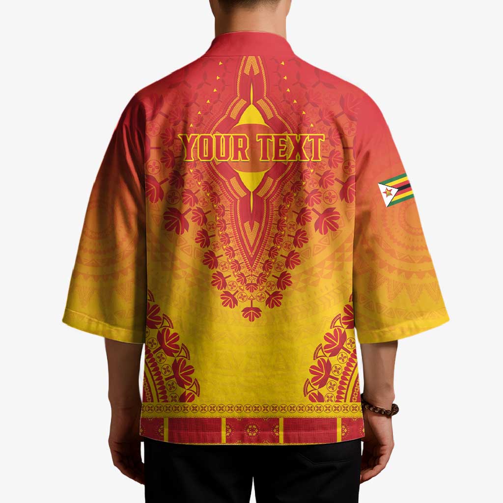 Personalized Zimbabwe African Dashiki Kimono - Wonder Print Shop