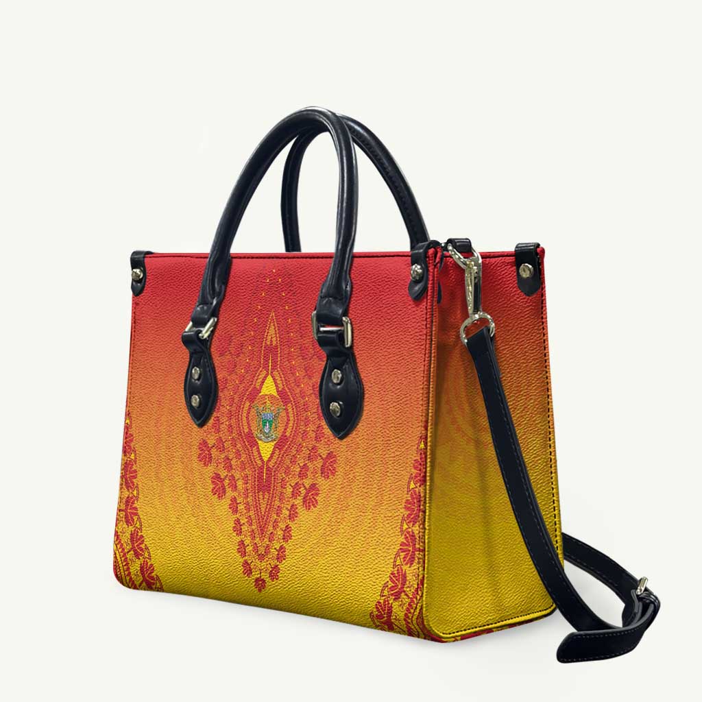 Zimbabwe African Dashiki Leather Bag - Wonder Print Shop