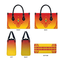 Zimbabwe African Dashiki Leather Bag - Wonder Print Shop