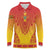 Personalized Zimbabwe African Dashiki Long Sleeve Polo Shirt - Wonder Print Shop